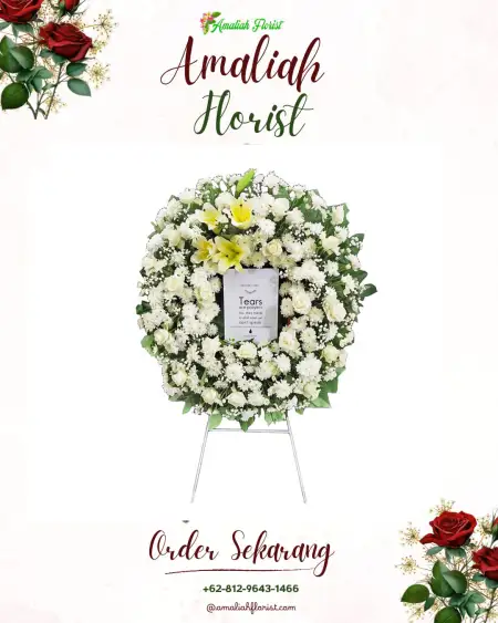 Krans Bunga Duka Prambon